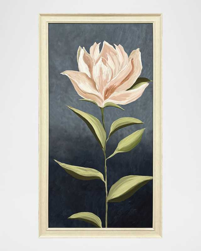 "Pink Magnolia Flora II" Framed Giclee by Jacob Q.